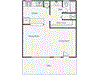 Axiom Tustin Apartments 600 square foot Studio Floor Plan Axiom Tustin Apartments 600 square foot Studio Floor Plan